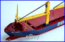 BBC Break Bulk Cargo Ship 40 Handmade Wooden Model HO Scale for Train Layout