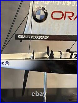 BMW Oracle Racing Quest for the Cup? Incredible Model Ship in Display Case read