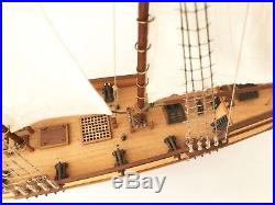 Beautiful Handmade Wooden Ship Model Interior accent for home or great gift