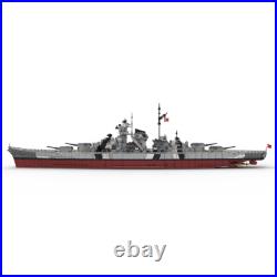 Bismarck Battleship Ship Model 1200 Scale 7164 Pieces Building Toys MOC Build