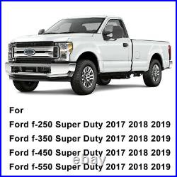 Black Headlights for 2017 2018 2019 Ford f250 F350 F-450 F-550 Super Duty Pair