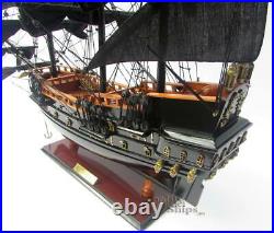 Black Pearl Handcrafted Ship Model Ready for Display