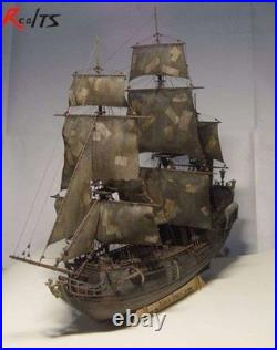 Black Pearl Wooden Ship Model Kit 1/96 Scale Pirate Sailing Ship DIY Wood Model