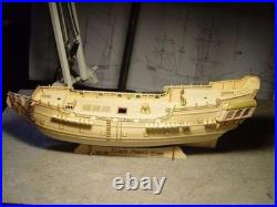 Black Pearl Wooden Ship Model Kit 1/96 Scale Pirate Sailing Ship DIY Wood Model