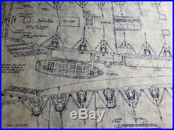 Blueprints / Plan Set For Model Of Royal Navy 74 Gun 19th Century Ship (#1)
