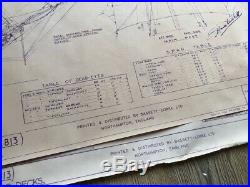 Blueprints / Plan Set For Model Of Royal Navy 74 Gun 19th Century Ship (#6)