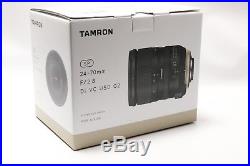 Brand New! USA Model! Tamron For Nikon 24-70MM f/2.8 Di VC USD G2 + FREE SHIP