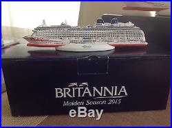 Britannia Cruise Ship Model Extremely rare. Exclusive for the maiden season