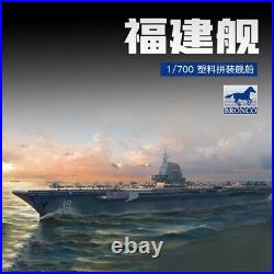 Bronco Aircraft Carrier Chinese PLA. NAVY FUJIAN ship No. 18 1/700 finished model