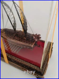 Bronze Korean Turtle Ship Replica Model With Case