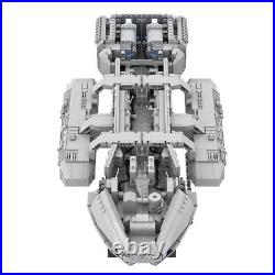 BuildMoc Galactica Ship Model with Stand 2164 Pieces Building Kit from TV Show
