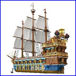 Building Blocks MOC Set Pirates Of Caribbean Royal Fleet The Sun Ship Model 6601