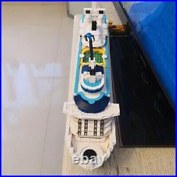 Building Blocks Sets MOC Cruise Liner Ship DIY Bricks Boat Model Toys for Kids