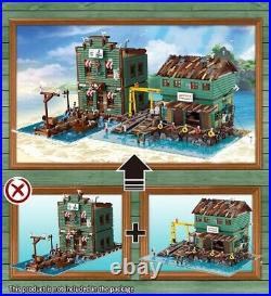 Building Blocks Sets MOC The Old Ship Repair Yard Model 30106 DIY Toys for Kids