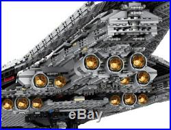 Building Blocks Sets Star Wars UCS Super Star Destroyer Ship Model Toys for Kids
