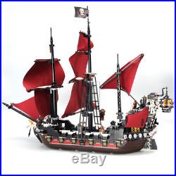 Building Bricks Pirates of the Caribbean Ship Model block Toys For kid Xmas Gift