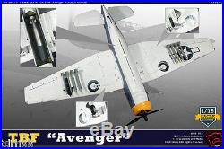 Built Model FlightWing 1/18 TBF-Avenger Airplanes Painted-A (Ready for shipping)