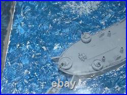 Built U. S. S LST 576 Murray Model in Sealed 24 Display Case Plexi Glass