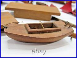 CHINESE JADEDNESS Ship Wood Wells Collection Model Red Sails High Detail WX