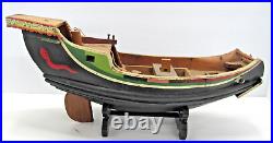 CHINESE JADEDNESS Ship Wood Wells Collection Model Red Sails High Detail WX