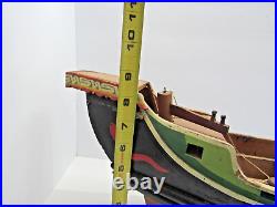 CHINESE JADEDNESS Ship Wood Wells Collection Model Red Sails High Detail WX