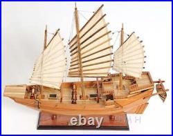 CHINESE JUNK 27 Handicrafted Wooden Model Ship