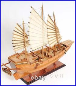 CHINESE JUNK 27 Handicrafted Wooden Model Ship