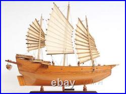 CHINESE JUNK 27 Handicrafted Wooden Model Ship