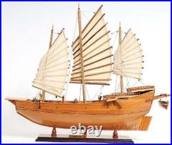 CHINESE JUNK 27 Handicrafted Wooden Model Ship