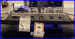 CIVIL War Union Ironclad Gunship Uss Cairo Diecast Model Ship New With Tags