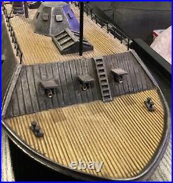 CIVIL War Union Ironclad Gunship Uss Cairo Diecast Model Ship New With Tags