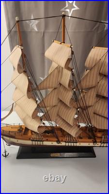 CLIPPER Wooden Ship Absolutely Stunning 32 In