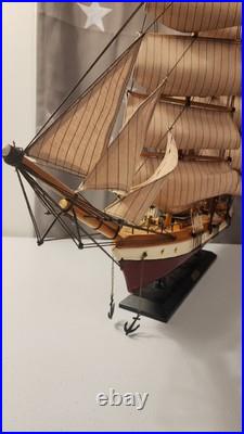 CLIPPER Wooden Ship Absolutely Stunning 32 In