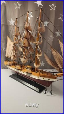 CLIPPER Wooden Ship Absolutely Stunning 32 In