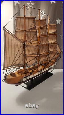 CLIPPER Wooden Ship Absolutely Stunning 32 In