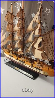 CLIPPER Wooden Ship Absolutely Stunning 32 In