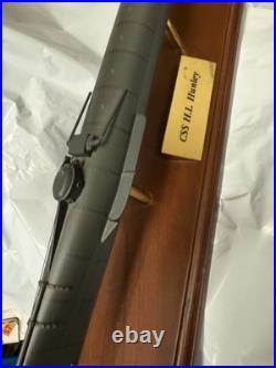 CSS H. L. Hunley Limited Civil war Model Submarine 25 Metal