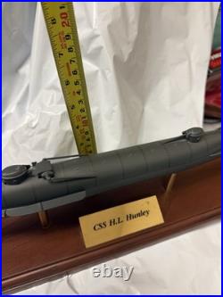 CSS H. L. Hunley Limited Civil war Model Submarine 25 Metal