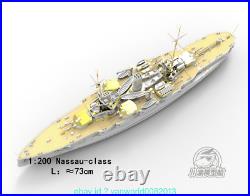 CY536 1/200 Scale Nassau-class Model Ship Kit & Upgrade