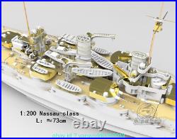 CY536 1/200 Scale Nassau-class Model Ship Kit & Upgrade