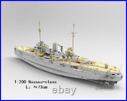 CY536 1/200 Scale Nassau-class Model Ship Kit & Upgrade