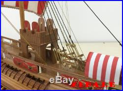 Classic wooden Sail boat model kit Scale 1/50 ancient Rome ship DIY for adults
