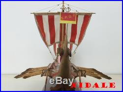Classic wooden Sail boat model kit Scale 1/50 ancient Rome ship DIY for adults