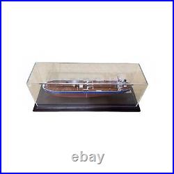 Cosgreat Lake Ship Model with Display Case Detailed Collectible