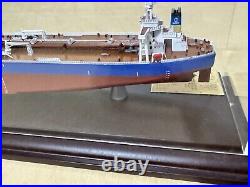 Cosgreat Lake Ship Model with Display Case Detailed Collectible