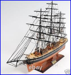 Cutty Sark NO SAILS Wooden Tall Ship Model 34 China Tea Clipper Sailboat