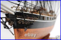 Cutty Sark NO SAILS Wooden Tall Ship Model 34 China Tea Clipper Sailboat