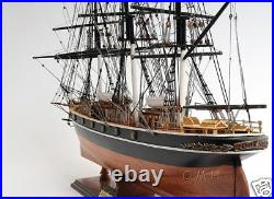 Cutty Sark NO SAILS Wooden Tall Ship Model 34 China Tea Clipper Sailboat