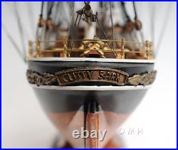 Cutty Sark NO SAILS Wooden Tall Ship Model 34 China Tea Clipper Sailboat