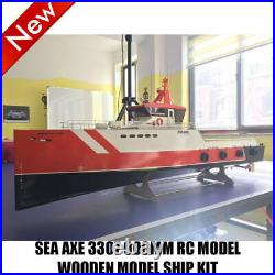 DIY Wooden Ship For Sea Axe 3307 900mm Assembly Model Ship Kit Rc Model Toys
